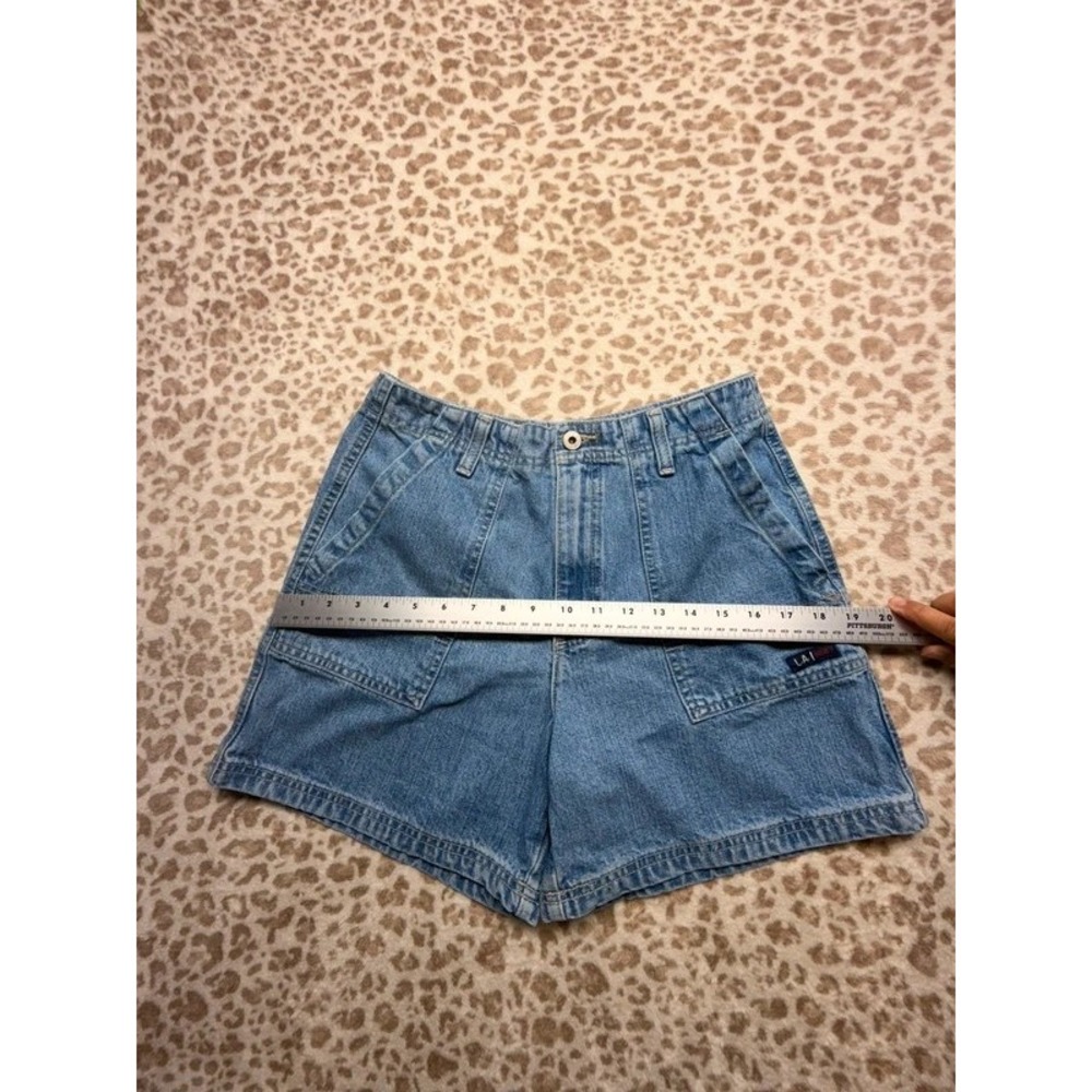 Vintage L.A. Blues High-Waisted Denim Shorts - Picture 6 of 8